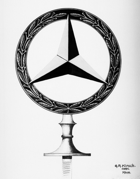 mercedes stella a 3 punte logo storia