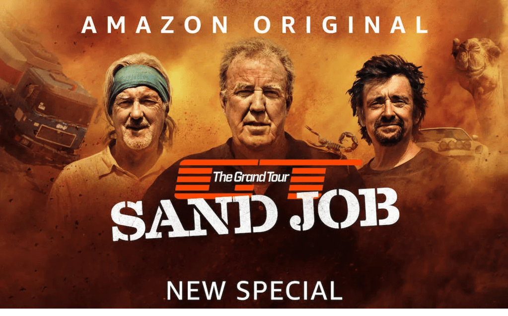 Sand Job Grand Tour Clarkson, Hammond e May