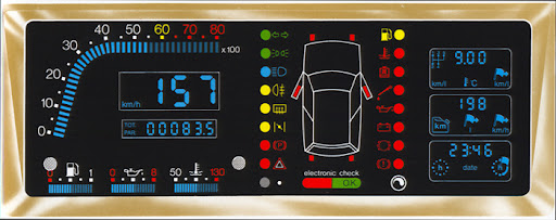 Autobianchi Y10 cruscotto plancia solid state