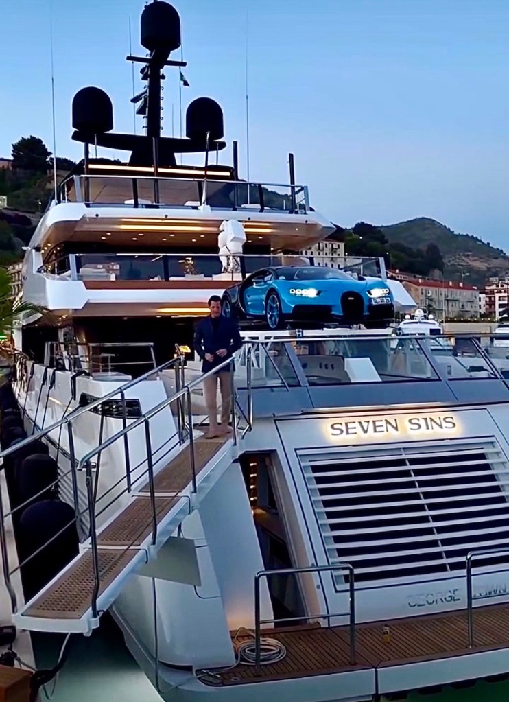 Yacht Salorenzo Seven Sins GP Monaco Bugatti Chiron