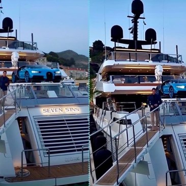 Yacht Salorenzo Seven Sins GP Monaco Bugatti Chiron