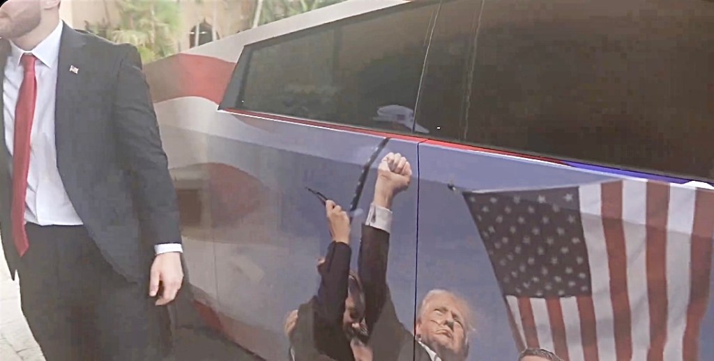 Donald Trump Cybertruck