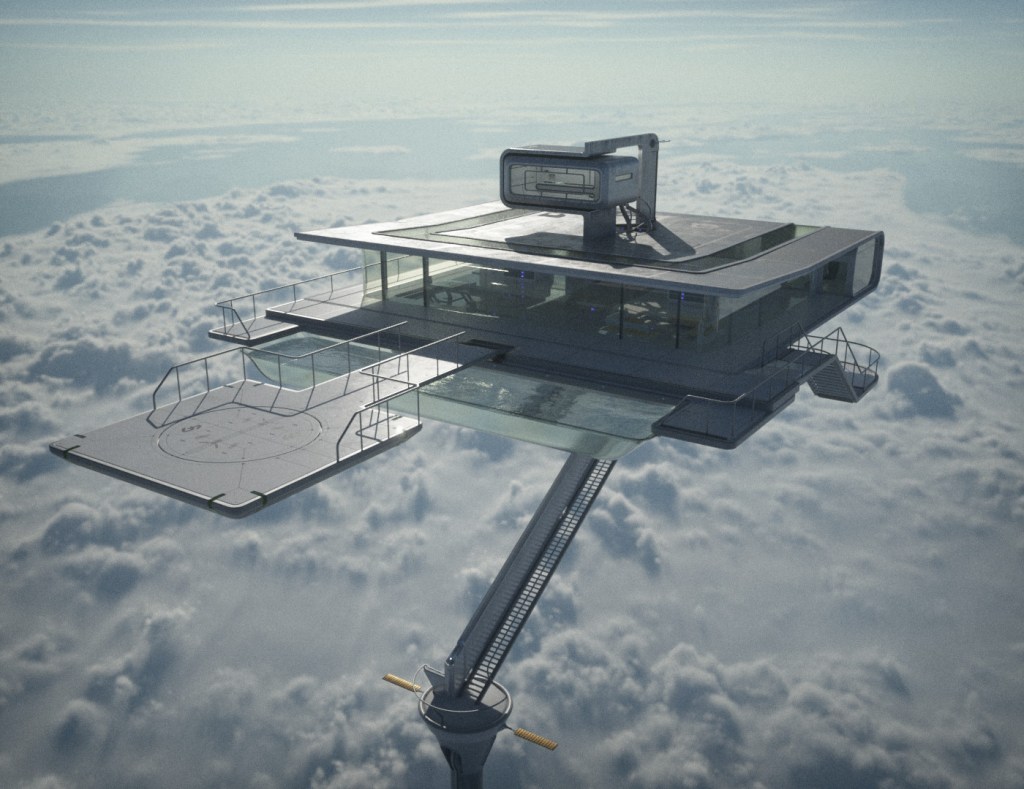 Oblivion Tom Cruise Skytower