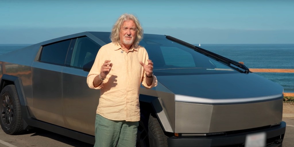 James May guida Cybertruck