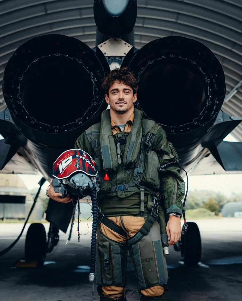Charles Leclerc Dassault Rafale aereo