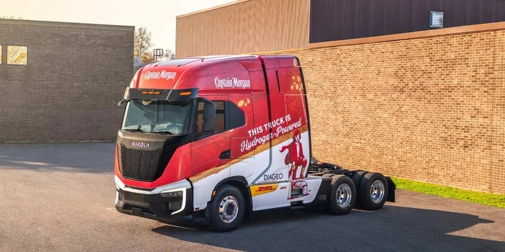 Nikola camion idrogeno DHL