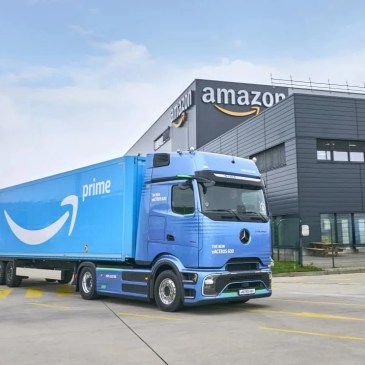 Mercedes camion elettrici Amazon