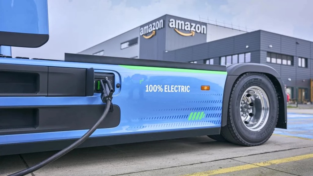 Mercedes camion elettrici Amazon