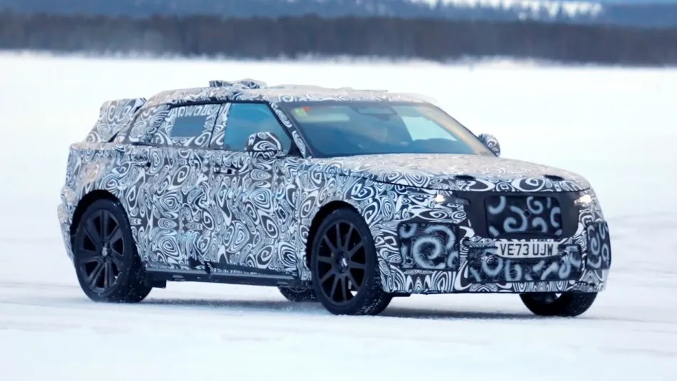 Range Rover Velar elettrico lato