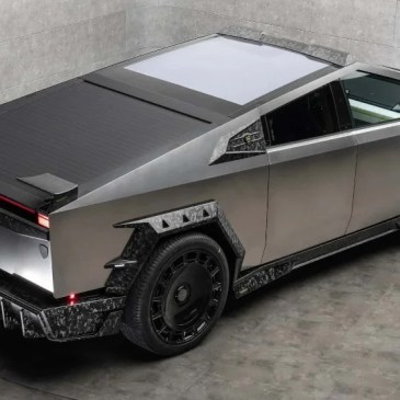 Mansory Elongation Tesla Cybertruck personalizzazione fibra di carbonio