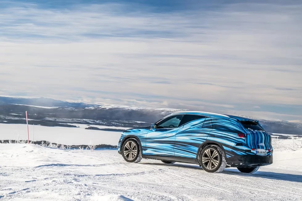 Mercedes GLC test invernali svezia