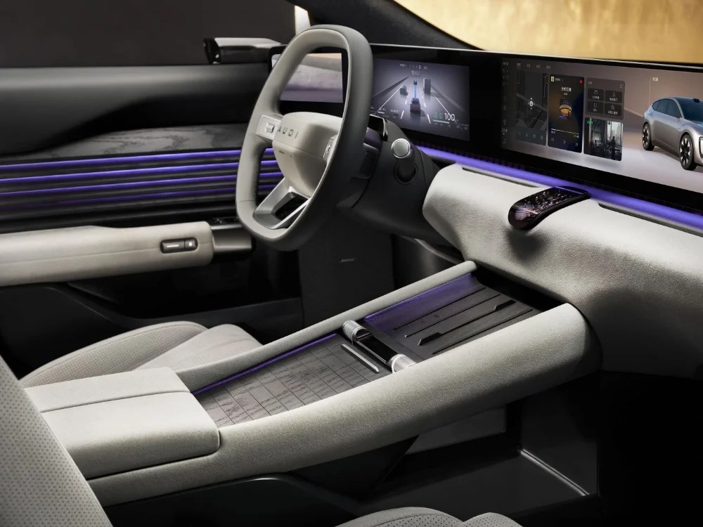 Audi E5 Sportback vettura elettrica mercato cina