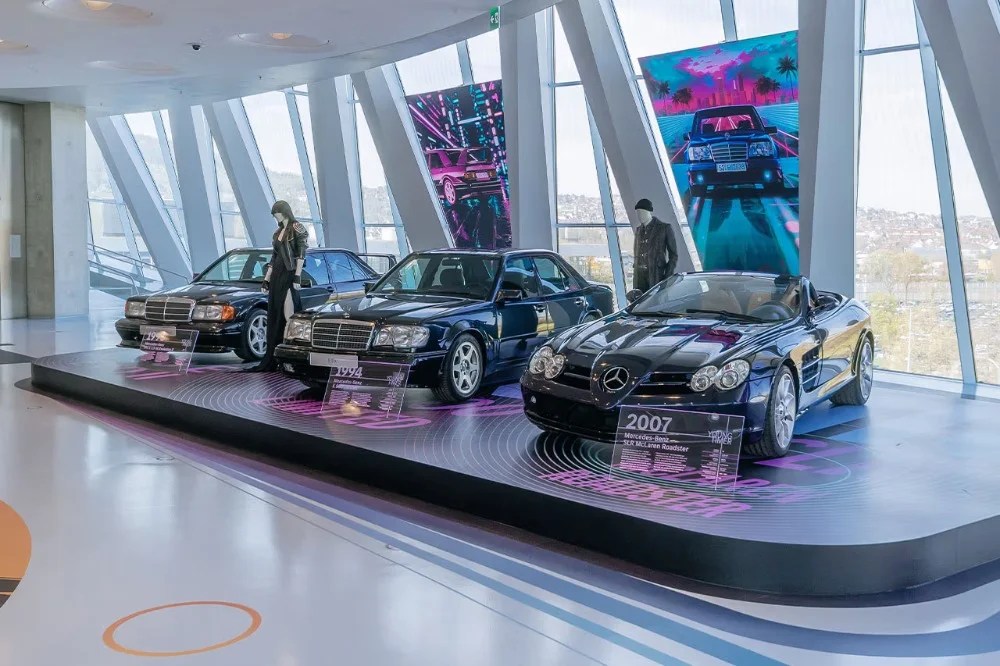 Mercedes Museo Stoccard Youngtimer Mostra
