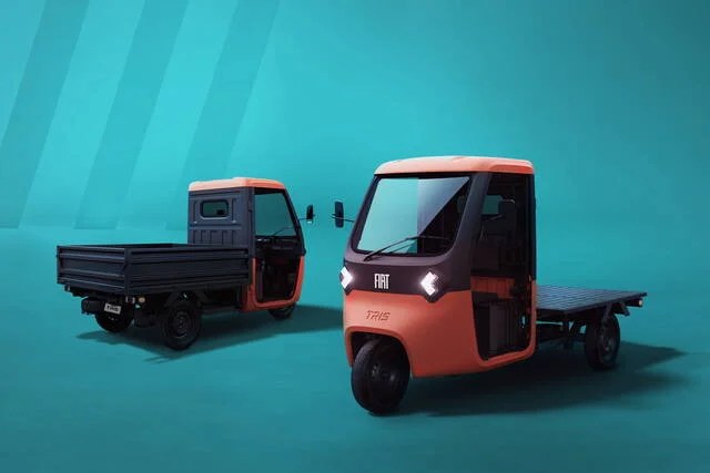 Fiat Tris Apecar Piaggio mercato Africa elettrico retro
