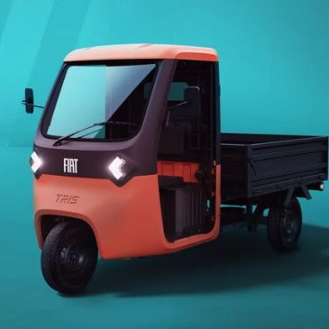 Fiat Tris Apecar Piaggio mercato Africa elettrico retro