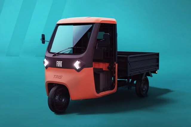 Fiat Tris Apecar Piaggio mercato Africa elettrico retro