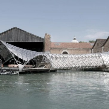 installazione porsche norman foster venezia