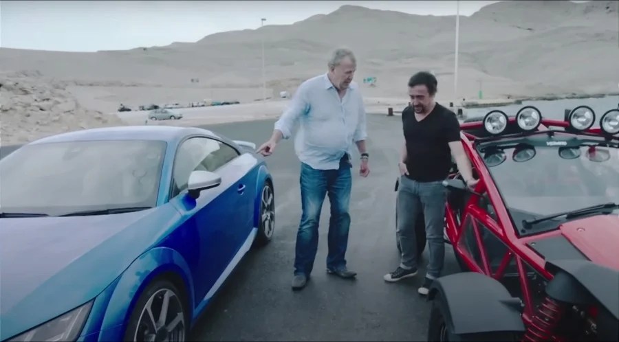 The Grand Tour Jeremy Clarkson recita copione