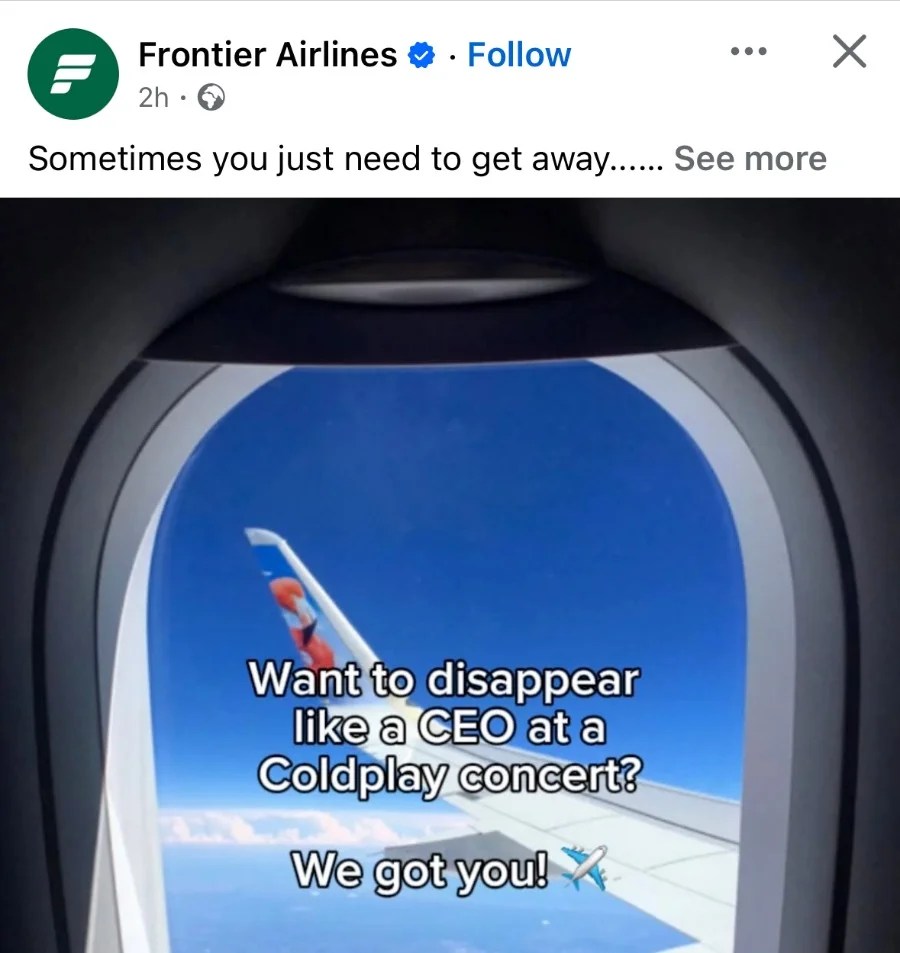 concerto coldplay ceo astronomer meme