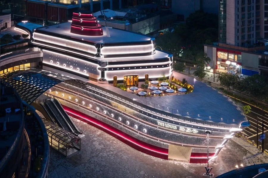 Louis Vuitton concept store a Shanghai