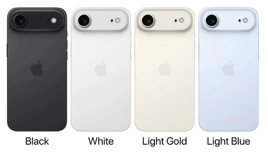 svelati dettagli render Apple iPhone 17