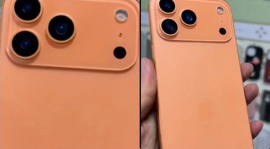 apple iphone 17 pro versione arancio