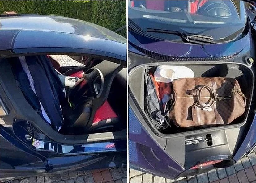 ceo bugatti-rimac mate rimac guida bugatti chiron sport alla lidl supermercato