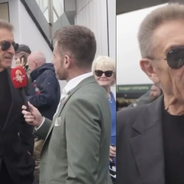 ezio greggio diventa virale in irlanda alle galway races