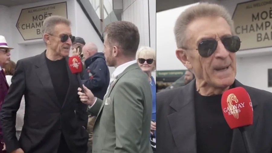 ezio greggio diventa virale in irlanda alle galway races