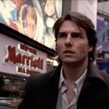 tom cruise chiude new york times square per vanilla sky
