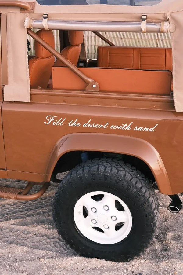 land rover defender 90 moment of clarity pezzo unico custom