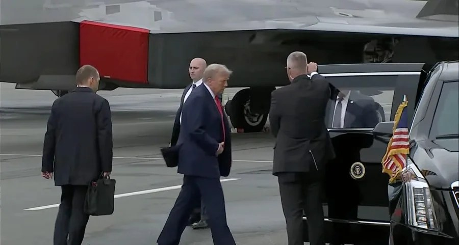 the beast cadillac rinforzata presidente usa summit in alaska