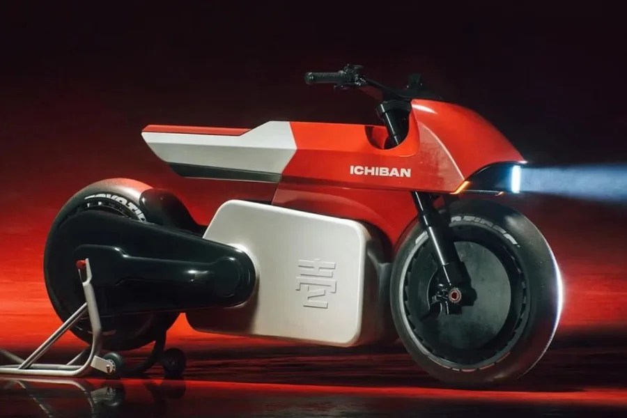 Ichiban Motor ha svelato Kaneda, una moto rossa che sembra uscita da un manga, oppure da un neo-noir ambientato a Tokyo nel 3025