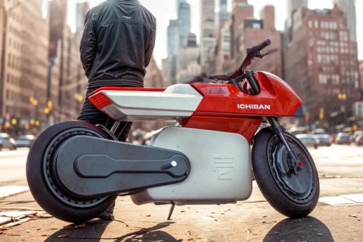 Ichiban Motor ha svelato Kaneda, una moto rossa che sembra uscita da un manga, oppure da un neo-noir ambientato a Tokyo nel 3025