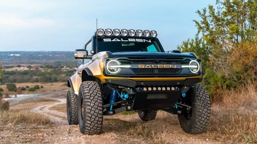 saleen big oly ford bronco elaborato