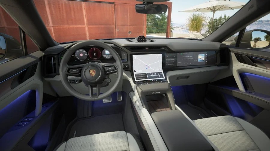 porsche cayenne electric configuratore interni