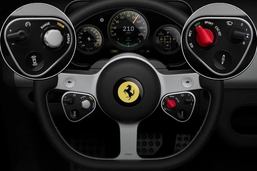 Ferrari Luce elettrica interni disegnati da Jony Ive Apple