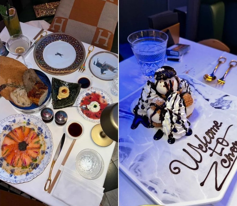 Siamo stati a Zenon - il ristorante di Dubai dedicato totalmente a Hermès