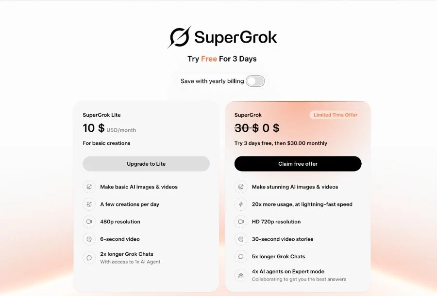 Anche xAI tira i remi in barca: Grok Imagine solo a pagamento