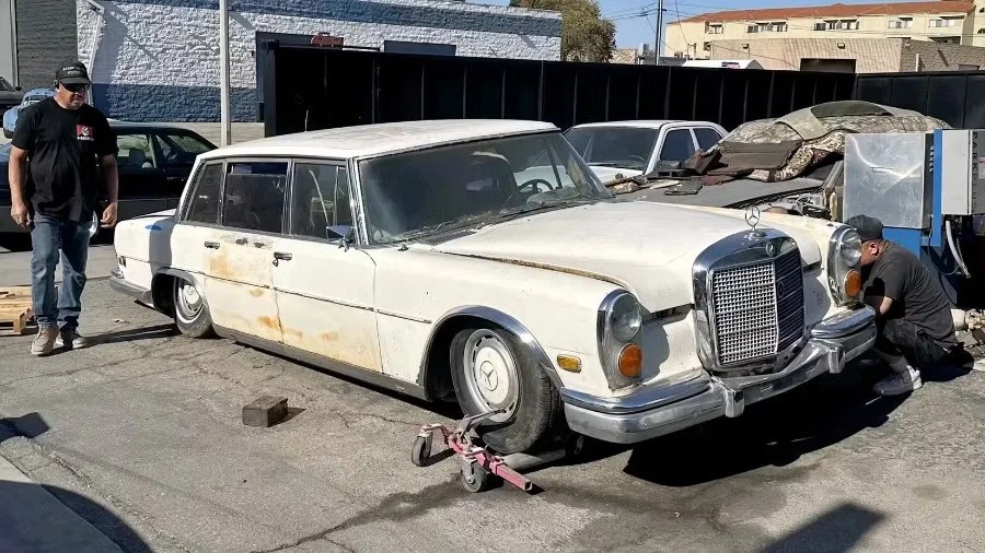Questa Mercedes 600 è un misto tra la Grosser di Clarkson e una S 63 moderna