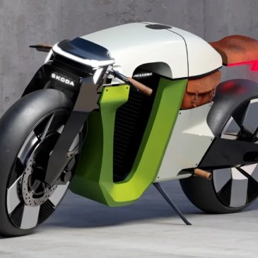 Škoda Slavia B sembra uscito da un film del 2099, ma in realtà si ispira a una moto di oltre 100 anni fa