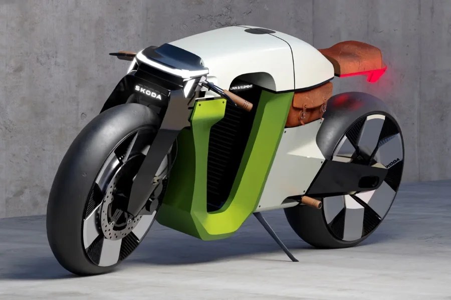 Škoda Slavia B sembra uscito da un film del 2099, ma in realtà si ispira a una moto di oltre 100 anni fa