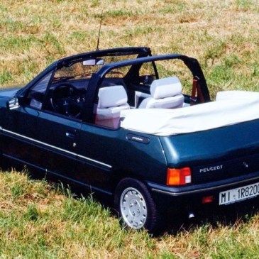 4 decenni di Peugeot 205 GTI Cabriolet - la piccola francese scappottata compie 40 anni