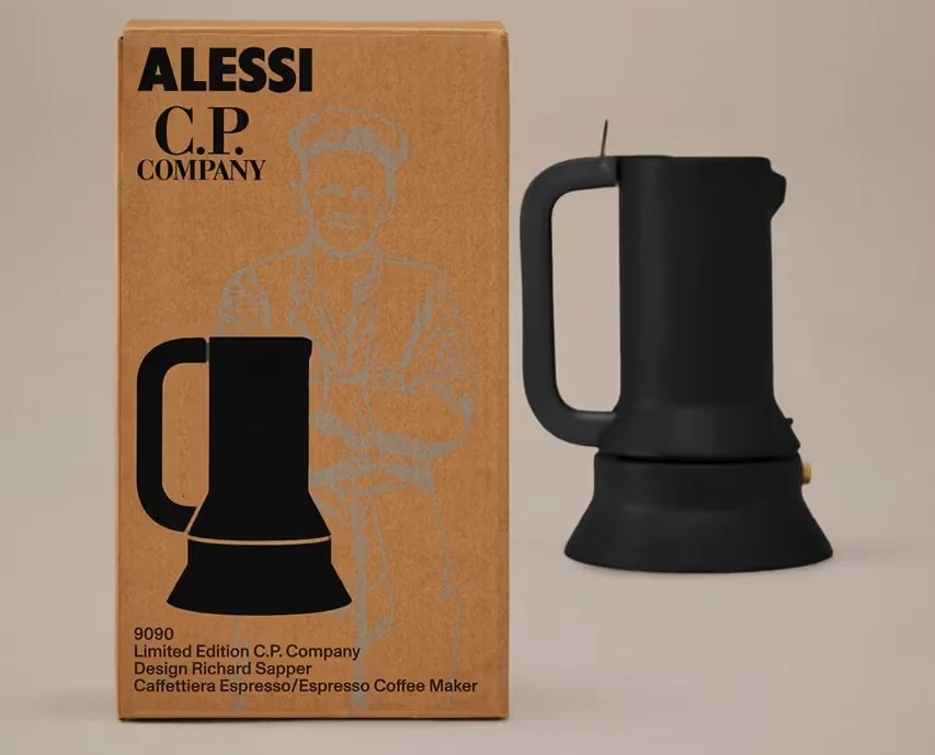 Alessi e C.P. Company si inventano vestiti a tema caffè per la Milano Design Week