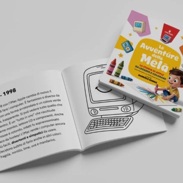 Apple festeggia 50 anni con un libro da colorare per spiegare alle nuove generazioni il 'mito' della Mela