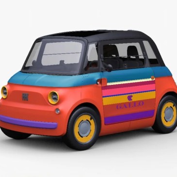 GALLO e Fiat si inventano una Topolino che 'matcha' i calzini (o viceversa) per Milano Design Week