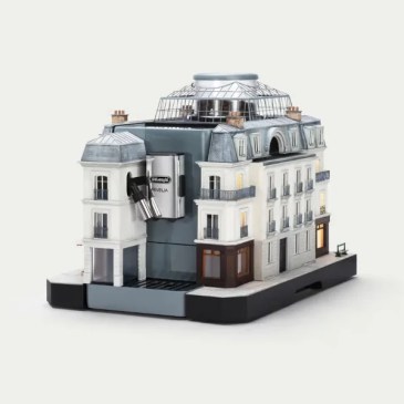 Questa mini casa è in realtà una macchina da caffè creata per Milano Design Week