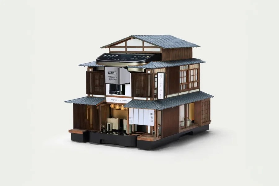 Questa mini casa è in realtà una macchina da caffè creata per Milano Design Week