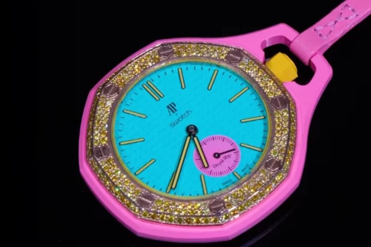 Alex Moss di New York ha già creato la versione 'diamantata' di Swatch x AP