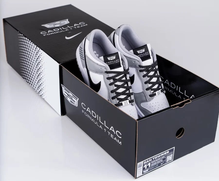 Nike ha svelato un paio di Dunk per il team Cadillac F1 - ma c'è un grosso ma